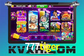 777tiger App Interface